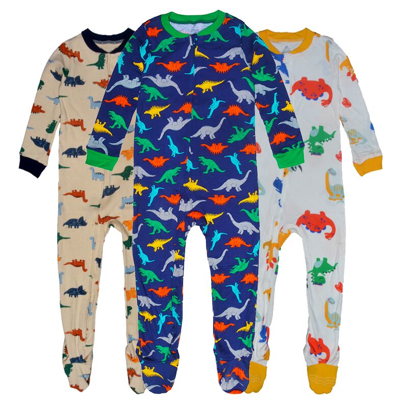 Baby Clothing Zip - Baju Bayi Katun Satu Potong untuk