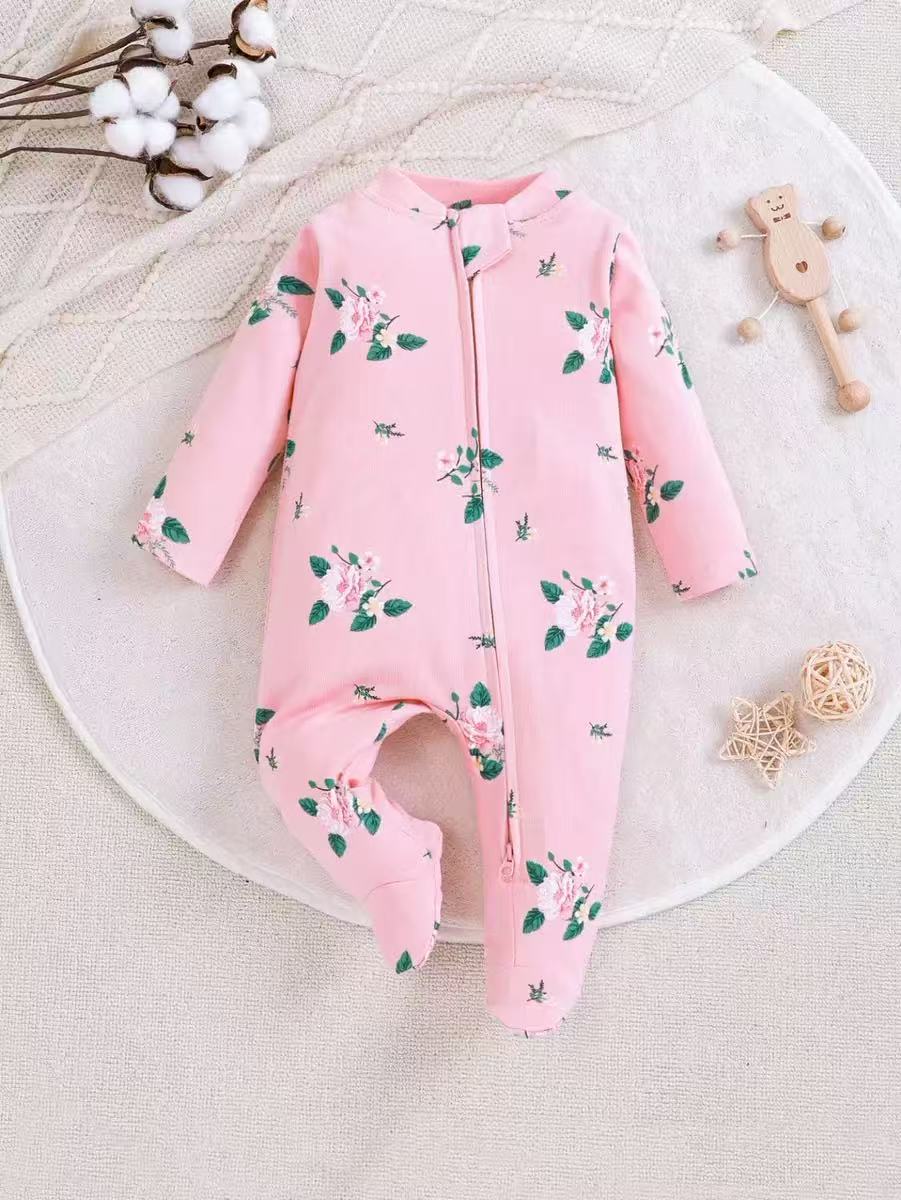 Baby Clothing Zip - Pakaian Bayi Unisex Baru Lahir, Piyama