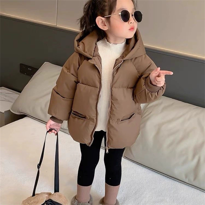 Baby Clothing Zip - Mantel Katun Anak Perempuan Jaket Berkerudung