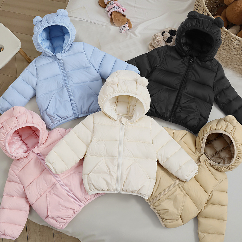 Baby Clothing Zip - Mantel Bawah Anak-anak Jaket Bertudung Anak