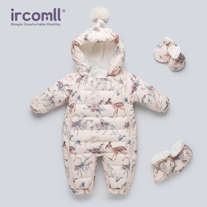 Baby Clothing Zip - Ircomll Baju Terusan Hangat Bulu Angsa