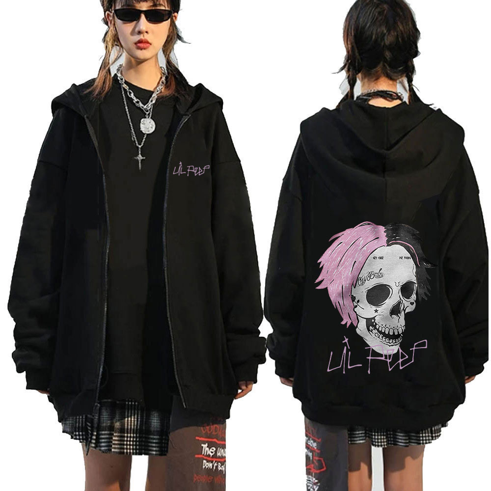 Baby Clothing Zip - Lil Peep Cry Hoodie ritsleting bayi