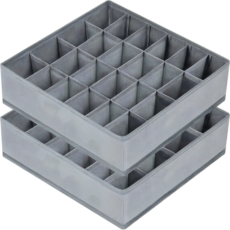 Kotak Penyimpanan Lipat 24 Gri - Baby Clothing Organizer ulasan dan harga