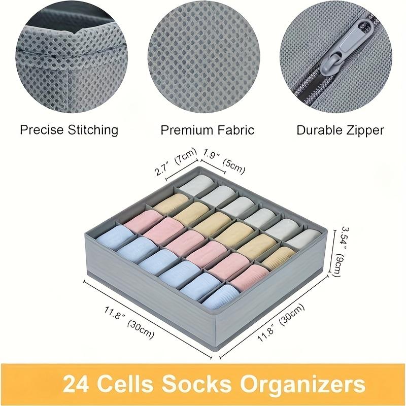 Kotak Penyimpanan Lipat 24 Gri - Baby Clothing Organizer ulasan dan harga
