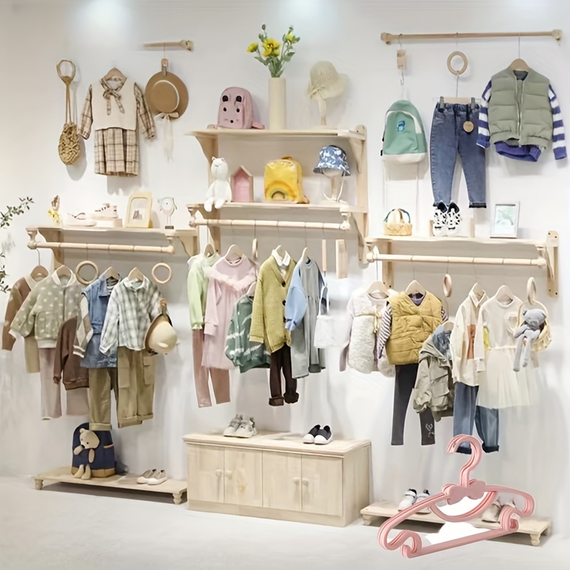 Gantungan baju anak-anak, 10 b - Baby Clothing Organizer ulasan dan harga