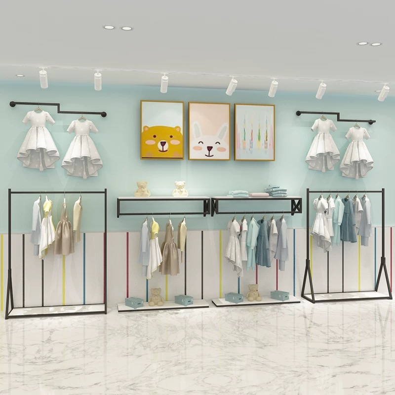 Rak Display Toko Pakaian Anak, - Baby Shop Clothing ulasan dan harga