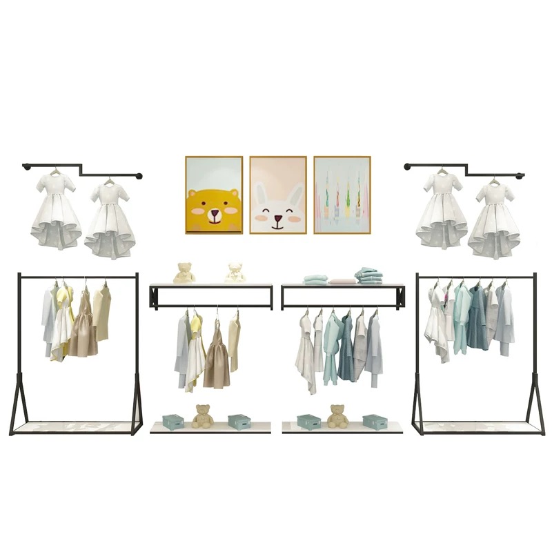 Rak Display Toko Pakaian Anak, - Baby Shop Clothing ulasan dan harga
