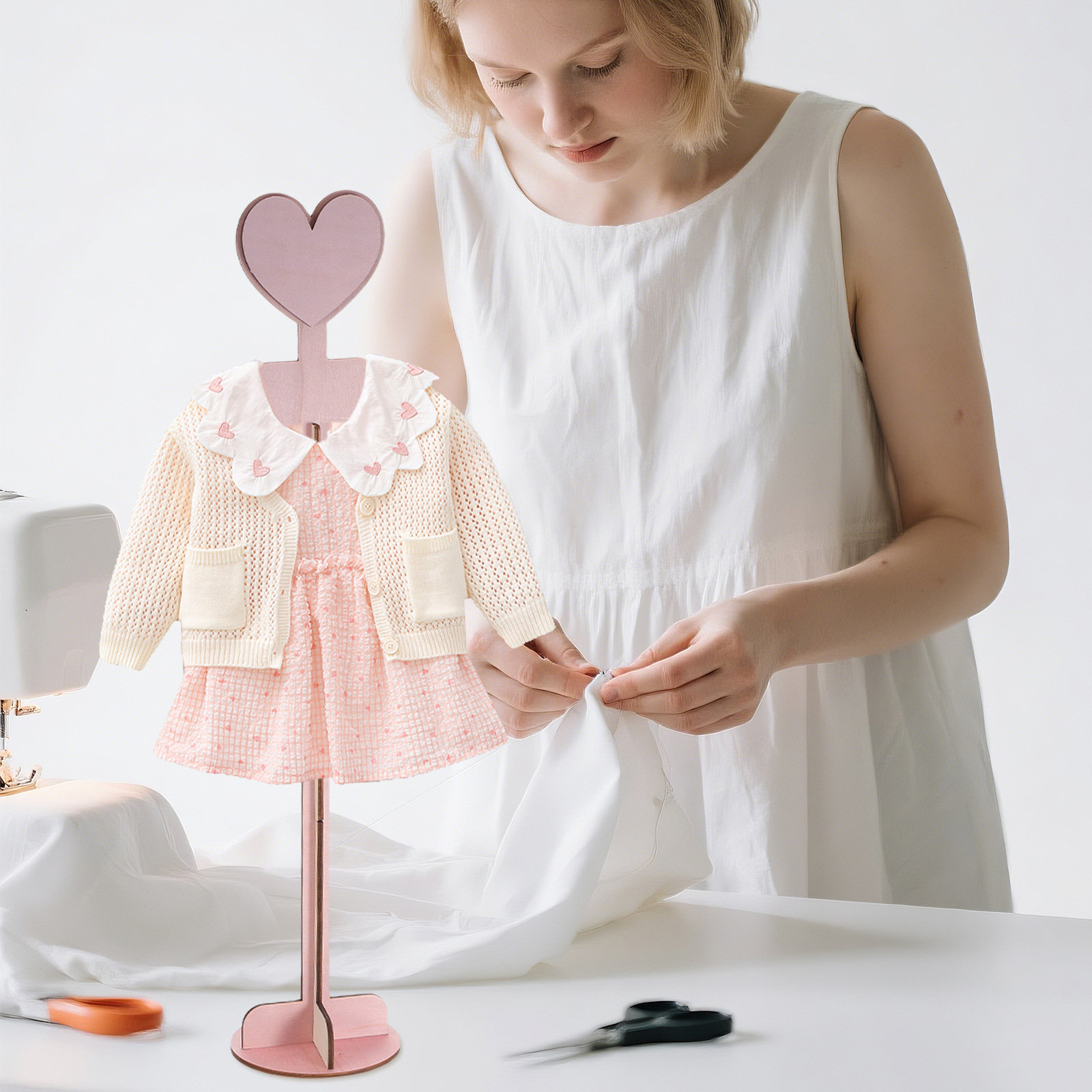 Rak Pakaian Bayi Kayu untuk Ka - Baby Shop Clothing ulasan dan harga
