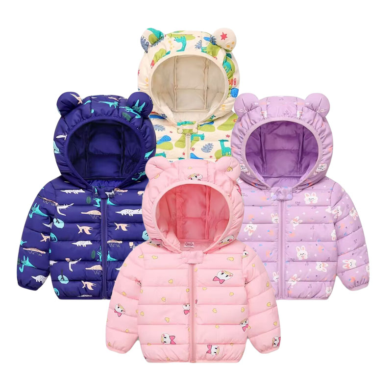 Anak-anak mantel katun kartun  - Baby Clothing Zip ulasan dan harga