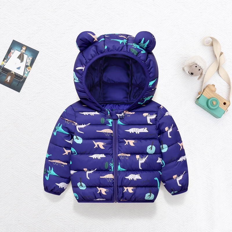 Anak-anak mantel katun kartun  - Baby Clothing Zip ulasan dan harga