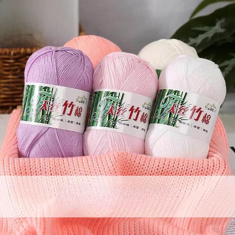Benang Katun Murni Halus Arang - Baby Clothing Yarn ulasan dan harga