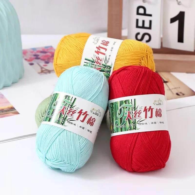 Benang Katun Murni Halus Arang - Baby Clothing Yarn ulasan dan harga